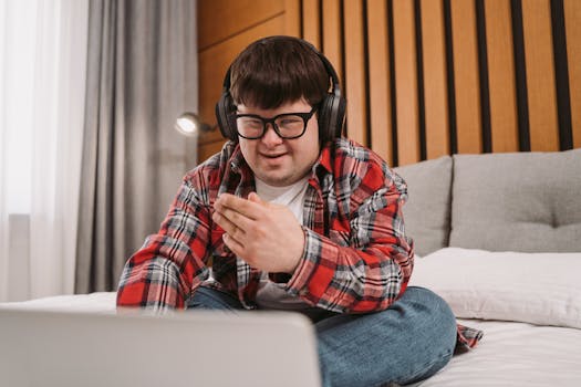 person showing active listening