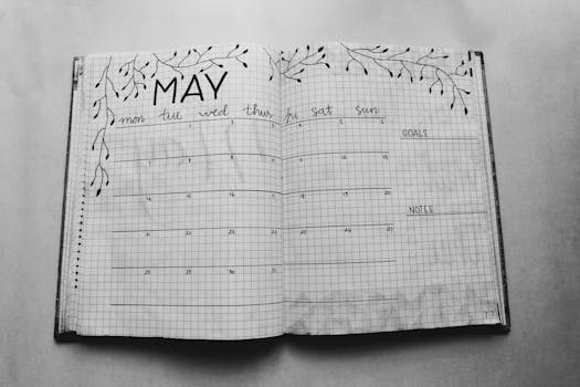 a handwritten journal page with colorful doodles